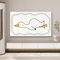 HAGJII Indoor Decorative Tv Dust Cover for 32-85inch Universal Monitor Dustproof Tv Screen Protector & Display Cover for Wall-Mounted or Desktop Television(76-85 inch,Duck)