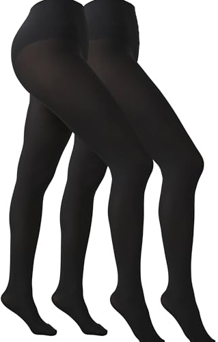 NEXT Damen Luxe Blickdichte Strumpfhosen 100 DEN, 2er-Pack
