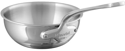 MAUVIEL M'URBAN Poêle De Chef 4 Plis Poignée En Acier Inoxydable Moulé 2,1 L Fabriquée En France
