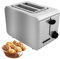 750W Toaster 2 Slice, with Extra-Wide Slots, Toast Boost, Removable Slide-Out Crumb Tray, Auto-Shutoff & Cancel Button, Defrost Function, Stainless Steel