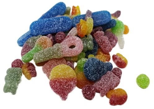 Fruchtgummi Mischung bunt süß sauer gezuckerter bunter Mix 1000g