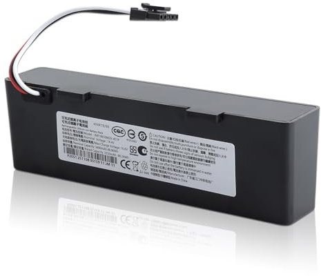Batería de ion de litio de 14,4 V, 3400 mAh, para Xiaomi Mop 2S/Mop Pro/Mop P, batería de repuesto compatible con Xiaomi Mijia STYTJ02YM / XMSTJQR2S