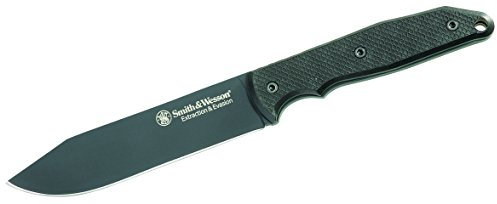 Smith & Wesson Herren Gürtelmesser Extraction & Evasion Messer, Schwarz, 29,5cm