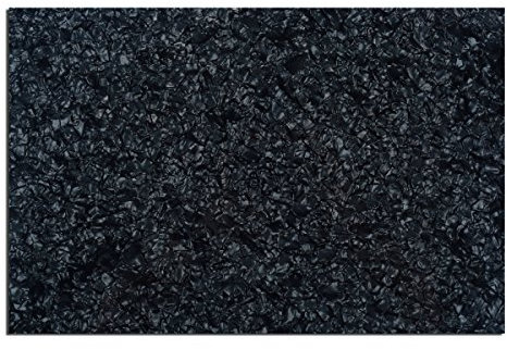 Musiclily 435x290mm Pickguard Blank Schlagbrett Rohling Material für Fender Strat Tele E-Gitarre und Bass, 4-lagig Black Pearl