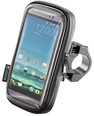 Interphone Cellularline SMSMART52 | Funda con Soporte de Manillar para teléfono Inteligente