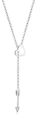 Elli Halskette Damen Herz Liebe Pfeil Amor in 925 Sterling Silber