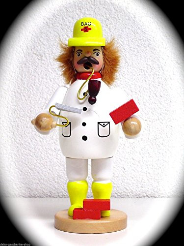 Sigro Mason Räuchermännchen, 16,5 x 7 x 8 cm, weiß