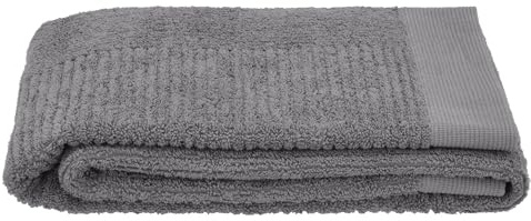Zone Denmark Classic Handtuch, weiches Handtuch mit hoher Saugfähigkeit, 100% Baumwolle, 50 x 100 cm, grau
