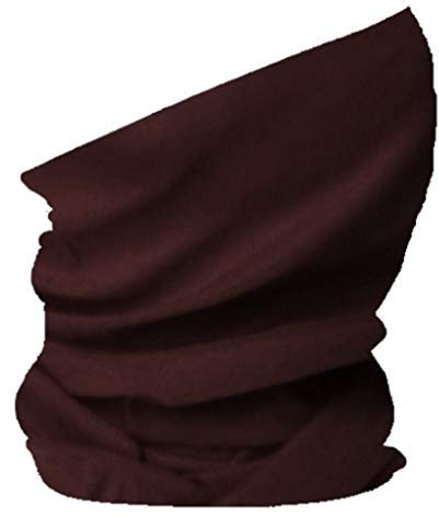 Multifunktionstuch Schlauchtuch Halstuch Loop Schal Motorrad Loop Bandana ledermodefashion (Braun)