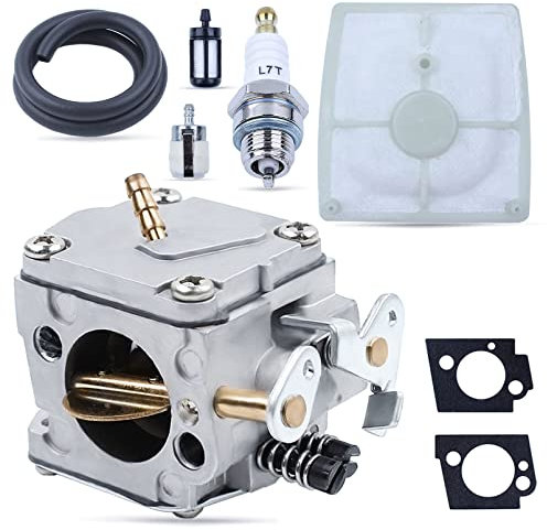 Adefol Carburatore con Filtro Aria Carburante Line Kit per Motosega Stihl 041 041AV 041 Farm Boss Gas 1110-120-0609