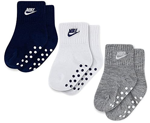 NIKE Core Futura Gripper Chaussettes pour bébé Blue Void 12/24 mois