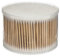 500 x Cotons-tiges en Bambou, Embout 100% Coton, Tige Naturelle, Résistante, Durable, Ecologique (8 cm)