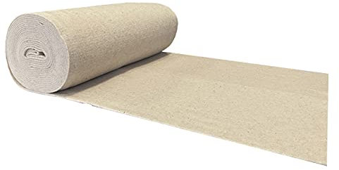 pemmiproducts Nadelfilz aus 100% Schafschurwolle 500g/m², 1,00 m breit 1,00 m lang, ca. 5 mm dick, Naturfaser, 100% biologisch abbaubar, waschbar, Öko-Tex Standard 100, Produktklasse 1