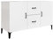 vidaXL Sideboard Kommode Anrichte Mehrzweckschrank Beistellschrank Standschrank Schrank Flurkommode Hochglanz-Weiß 100x36x60cm Holzwerkstoff