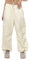 Damen Folienlader Ladung Baggy Hosen Low Taille Wide Leg Jeans Loose Casual Hohoser Hippie Punk Jogginghose Streetwear Streetwear (Beige#2, M)