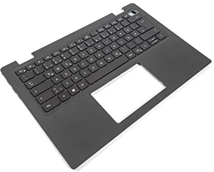 Dell Latitude 3420/3430 Palmrest & GERMAN Backlit Keyboard - 04PX9K + 0TTP0C (6J6G3) (Renewed)