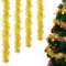 shallyong Lametta Weihnachtsbaum, 6 Stück Weihnachten Girlande 2M, Lametta Girlande Gold, Weihnachtsbaum Dekoration Girlande, Lametta Girlande Weihnachten, für Party Hängende Dekorationen