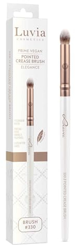 Professioneller Make-up Pinsel Luvia, Lidschatten Schminkpinsel, runder Eyeshadow Pinsel, Augenpinsel, veganer Kosmetikpinsel, 330 // Pointed Crease Brush - Elegance