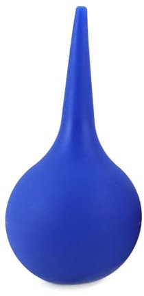 Jeringa de Oreja, Lavado de La Oreja Succionador de Succión, Bulbo de La Del Oído de Goma, Ventosa De Succión De Oído Bola, Bola de Limpieza de Goma, Bolas de Lavado de Orejas Azules