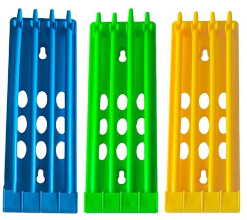 DOITOOL Soporte para Anillos De Piernas De Paloma Marco De Plástico Estable para Organización Y Almacenamiento De Anillas De Palomas 7.9X2.8X0.6 Pulgadas para Cría Y Manejo De Aves