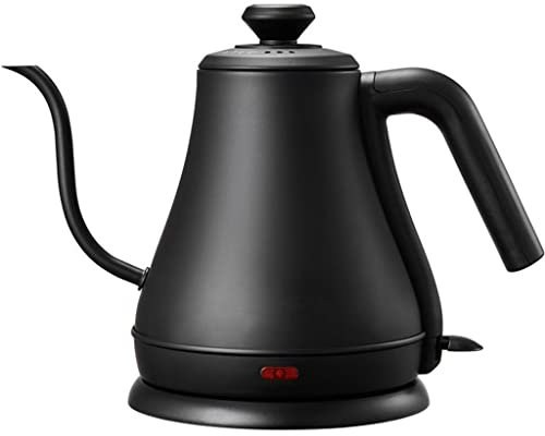 Bollitore elettrico Interno in acciaio inossidabile Acqua bollente Pentola Caffè Teiera Collo di cigno Bollitore a goccia Collo di cigno Bocca sottile hopeful