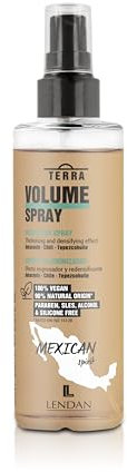 LENDAN - Volumenspray - Terra Volume Spray - 200 ml - Volumengebendes Haar - Stärkt und maximiert das Haarvolumen - Sofortige Verdickung - Anti-Krauss - Vegan