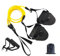 2 in 1 Schwimmarmtraining Zugseil mit Handpaddel Schwimmen Elastisches Seil Widerstandsband Trainingsgeräte