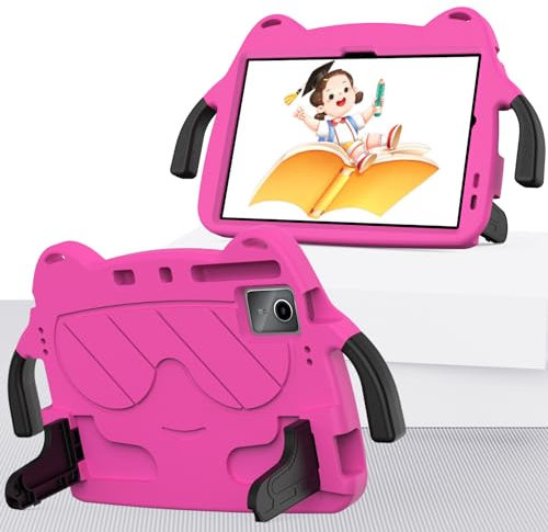 Custodia per tablet Doogee T30 Pro 11 pollici 2023 per bambini, leggera in EVA antiurto, custodia protettiva con tracolla, adatta ai bambini, con tracolla, per Doogee T30 Pro 11 pollici 2023 (rosso