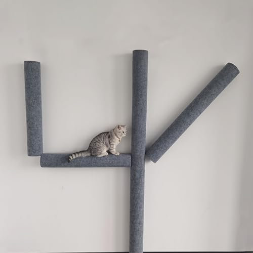 Kratzstamm für Katzen, Kratzsäule, Kratzbaum Klein, Katzenkratzbaum, katzenbaum, Katzen kratzbrett, Katzenspielzeug, Cat Scratching Post (Seitenmontage丨30*9CM)