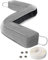 Monkrict Door Draught Excluder, 87CM(34.3'') Heavy Door Draft Stopper, Anti-slip, Removable Fabric Cover, Wear-resistant Draught Stoppers for Bottom of Door, Window Insulation and Weather Stripping
