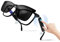 Intelligente Audio Sonnenbrille für Herren Damen mit Mikrofon Lautsprecher Sonnenbrillen Clip für Brille Polarisierten Brillengläsern mit Kopfhörer Wireless Bluetooth Smart Sun Glasses Lautsprecher