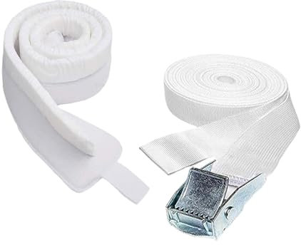 FytStycale Bettbrücken Konverter Set für Twin King Size Betten mit Befestigungsgurt, Twin Bett Verbindungsgurt, Matratzen Verbindung, Weiß, 20 cm Breite