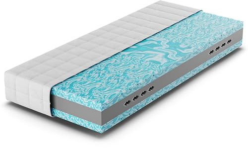 Betten-ABC - Matratze TriFlex Hybrid - 90x200 cm (H3) - 3-Schicht-Matratze mit Schulterkomfortzone - Hypoallergen & Antibakteriell - Oeko-TEX® Zertifiziert - Bezug waschbar - Lieferung per Paket