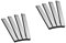 Hemobllo 2sets Whetstone Sharpener Grinding Stone Angle Guide Professional Whetstone Nail Drill Bits Kit Sharpening Axe Sharpening Puck Chisel Tool Corundum Silver 4pcs*2