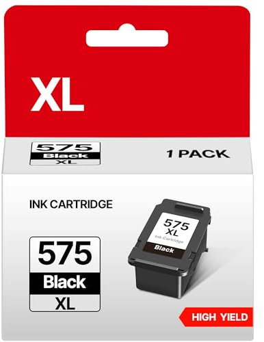 Druckerpatronen 575 XL PG-575XL Kompatibel für Canon 575 Black PG 575 XL 575XL PG575 PG 575 Patronen für Canon TS3550i Patronen TR4750i TS3551i TR4751i TR4755i TR4756i TS3750i (1er-Pack, Schwarz)