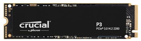 Crucial P3 2 To M.2 PCIe Gen3 NVMe Internal SSD - Jusqu'à 3500Mo/s -Disques SSD CT2000P3SSD8 (reconditionnés)