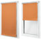 MakoStyl Rollos für Fenster Ohne Bohren - Verdunklungsrollo Orange 30 cm Breite x 120 cm Höhe - Doppelrollo Klemmfix Ohne Bohren - Fenster Rollos für Innen 100% Blackout - Verdunkelnd Duo Rollo