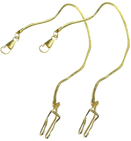 FOMIYES catena dell'orologio da tasca catene di cinture d'epoca orologio a catena Prop di costume da orologio tascabile Catena di oro catena tascabile Clasp tascabili Metallo Caffè