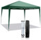 Bonnlo Carpa Plegable de 3x3m, UPF 50+, Las pergolas de jardín Impermeables y el Gazebo Son adecuados para usos Exteriores, como Camping, Festivales, Playa y Patios (Verde sin 4 Laterales)