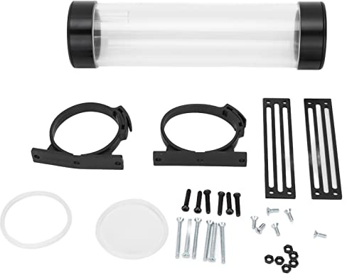 Water Cooling Fully Open Design, CPU Liquid Cooler, 60mm Diameter Tube for Fast Heat Dissipation, CNC Machining Water Cooler PC with G1/4 Threaded Interface, Premium