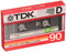 TDK Imation D90 Audiocassette – Schwarz, 60 Min, 1.7 cm/s, Cassette, 1 Stück