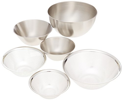 Sori Yanagi stainless bowl punchingstrain er (16.19.23) 6pcs(Japan Import)