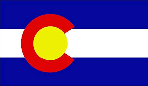 flaggenmeer®️ Flagge Colorado 80 g/m2 ca. 90 x 150 cm