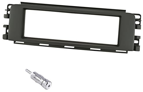 Sound-way - Kit de Montage Autoradio, Façade Cadre de Radio 1 DIN, Adaptateur Compatible avec Smart Forfour