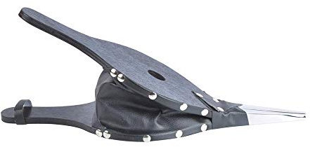 linoows Retro Blasebalg fürs Grill aus Holz und Leder, Grillgebläse, Kamingebläse