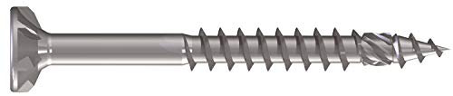 DRIBO Spanplattenschraube ETA Seko TX TG Edelstahl A4 bl. +WERA-Bit 5,0x50-150 Stk