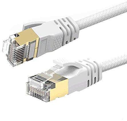 Reulin 6M Cat 7A Cable de Red Ethernet - Ultra Delgado - Velocidad de hasta 40Gbs-1000MHz Compatible con Cat5 Cat5e Cat6 Cat6a Cat7 Cat7A+ Switch Enrutador Módem para Redes de Alta Velocidad