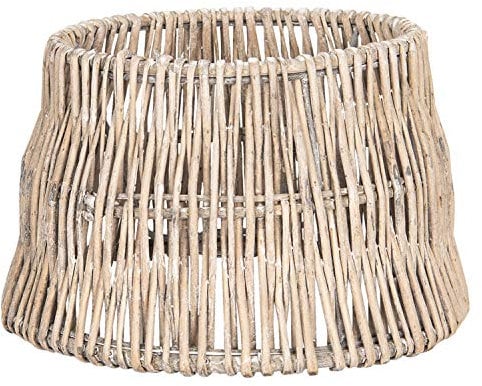 Clayre & Eef Lampenschirm Ø 25 * 16 cm / E27 Natur Rattan 6LAK0474