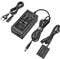 Gonine NP-FZ100 A7III A7IV Batteria fittizia Kit adattatore di alimentazione per fotocamere Sony A7 III, A7 IV, A7S III, A7R III, A7R IV, A7R V, A7C, A1, A9, A9 II, A6600, A6700, FX3, FX30, ZV-E1