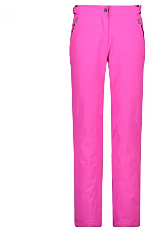 CMP Women Stretch Pant rot | 4-Wege-Stretch für optimale Bewegungsfreiheit, Clima Protect Technologie für zusätzliche Wärme, warm bleibst